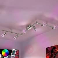 Angled Buzz-C ceiling light LED RGBW