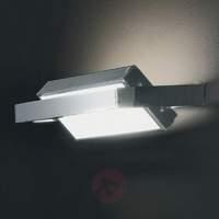 angular wall light girevole chrome