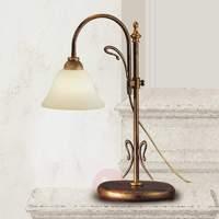 antique looking table lamp antonio