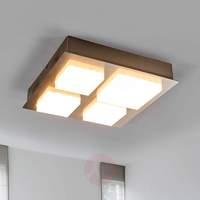 Angular LED ceiling light Leah