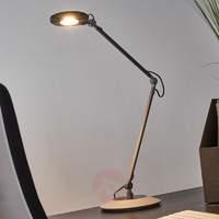 anthracite coloured led table lamp roderic
