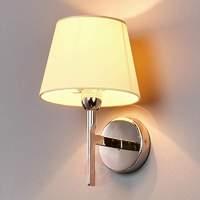 Antje Fabric Wall Light with Round Shade
