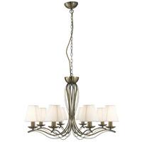 Andrettie Antique Brass 8 Light Ceiling Light