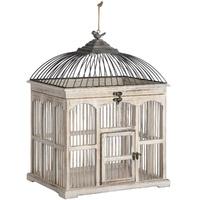 Antique White Vicotrian Bird Cage