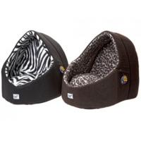 Animal Print Pet Cave Bed 2 Assorted Designs