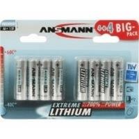 ansmann 8 er mignon aa 1 5v extreme lithium fr6 l91 batterie