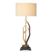 ANT4229 Antler 1 Light Table Lamp With Rustic Finish