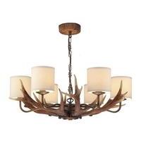 ANT0629 Antler 6 Light Ceiling Pendant with shades