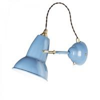 Anglepoise 31333 Original 1227 BRASS Wall Light in Dusty Blue