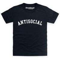 Antisocial Kid\'s T Shirt