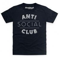 Anti Social Club Kid\'s T Shirt