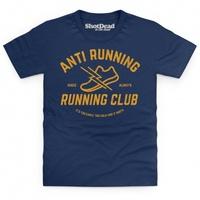 Anti Running Running Club Kid\'s T Shirt