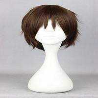 anime classical attack on titan eren jaeger 30cm short brown cosplay w ...
