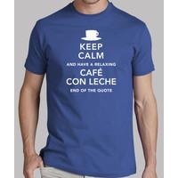 annie bottle: keep calm and cafe con leche