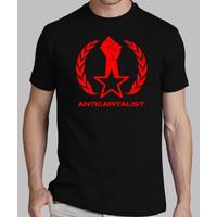 anticapitalist fist laurel star