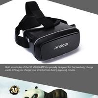 Andoer CST-09 Version 3D VR Glasses Virtual Reality DIY 3D VR Video Movie Game Glasses Head Mount with Headband for iPhone Samsung / All 4.0 ~ 6.0\