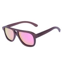 Anself Fashion Bamboo Wood Wooden Outdoor Sports Bicycle Cycling Unisex UV400 Polarized Sunglasses