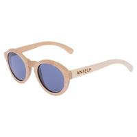 Anself Fashion Bamboo Wood Wooden Outdoor Sports Bicycle Cycling Unisex UV400 Polarized Sunglasses