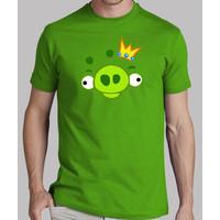 angry birds - green king pig