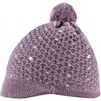 Anta Q\'ulqi Baby Alpaca - Knitted Beanie Hat with sequins 100% baby alpaca w women\'s Beanie in purple