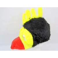 Animal Bird Mask & Hat Beak Black & Red