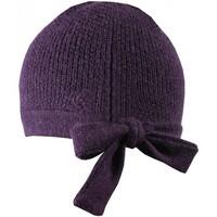 Anta Q\'ulqi Baby Alpaca - knitted Beanie Hat with tie 100% baby alpaca wool boys\'s Children\'s beanie in purple