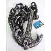 ANCHOR AND CHAIN, TARNISHED EFFECT Pirate Ghost Fancy Dress Costume Accessory
