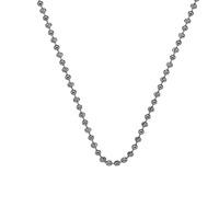 anais rhodium bead chain 24 inch