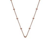 Anais Rose Gold Cable Chain with Balls - 24 Inch