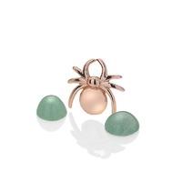 Anais Rose Gold Spider and Green Advent