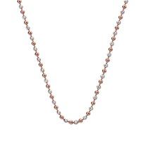 Anais Rose Gold and Silver Bead Chain - 24 Inch