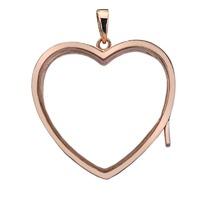 Anais Large Heart Locket Rose Gold