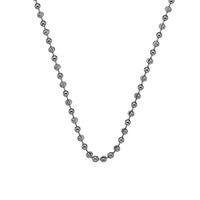 Anais Rhodium Beaded Chain 18 Inch