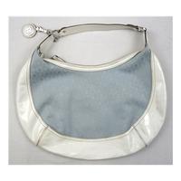Anne Klein - Large Size - Powder Blue & White - Clutch Shoulder Bag