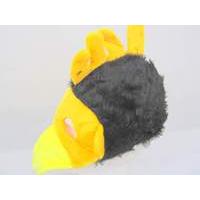 Animal Bird Mask & Hat Beak Black & Oran