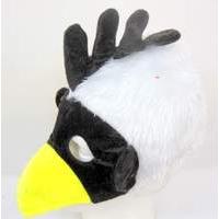 animal bird mask hat beak brown yell