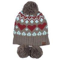 animal peonie tibetan bobble beanie