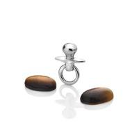 Anais Rhodium Dummy and Tigers Eye