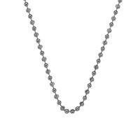 Anais Rhodium Beaded Chain 18 Inch