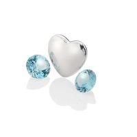 Anais Sterling Silver December Heart Charm EX131