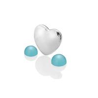 Anais Sterling Silver September Heart Charm EX128