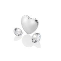 Anais Sterling Silver April Heart Charm EX123