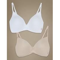 Angel 2 Pack Moulded Non-Wired First Bras