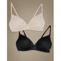 Angel 2 Pack Moulded Non-Wired First Bras