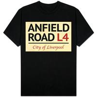 Anfield Road L4 Liverpool Street Sign