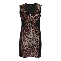 Animal Print Zip Dress