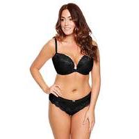 Ann Summers Sexy Lace Black Plunge Bra