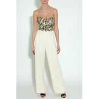 Animal Sequin Top Sweetheart Jumpsuit