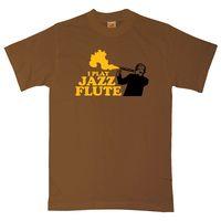 anchorman t shirt jazz flute flame