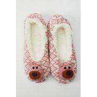 animal knitted slippers